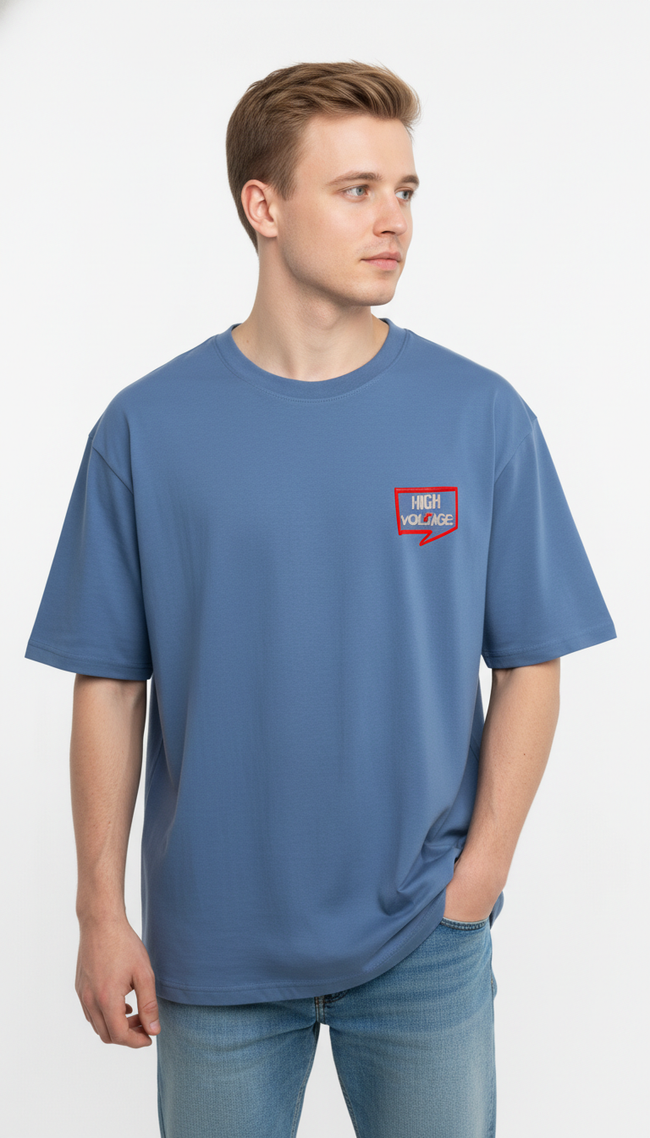 Men Oversized Cotton Printed T-Shirt