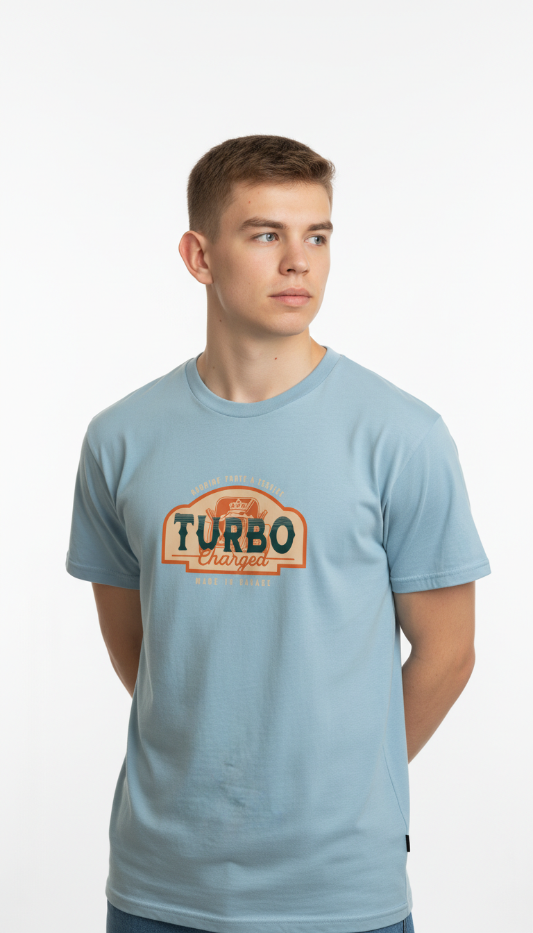 Men Regular Pure Cotton Printed T-Shirt
