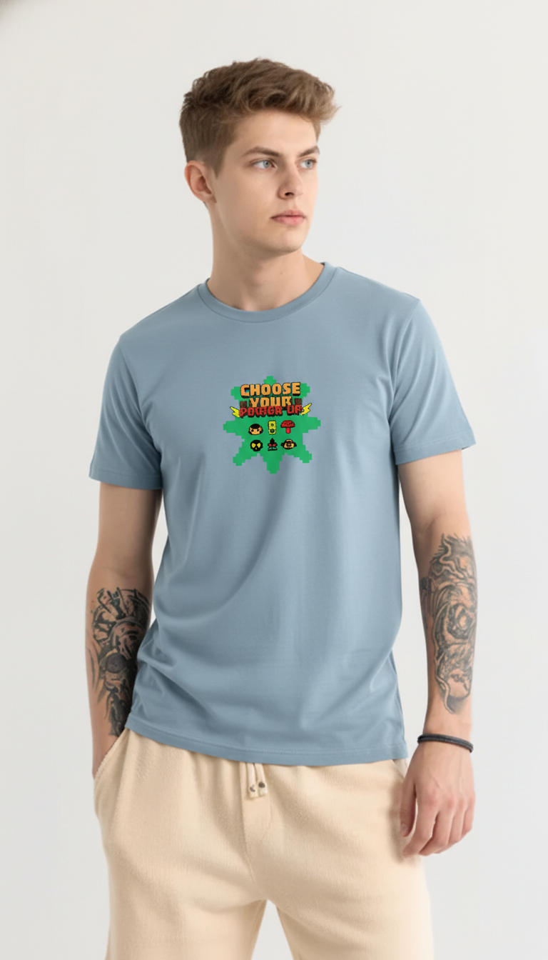 Men Regular Pure Cotton Printed T-Shirt