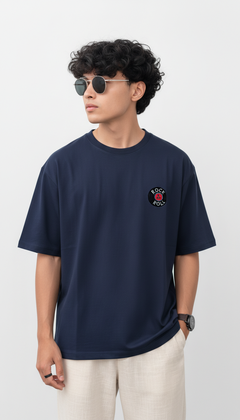 Men Oversized Cotton Printed T-Shirt