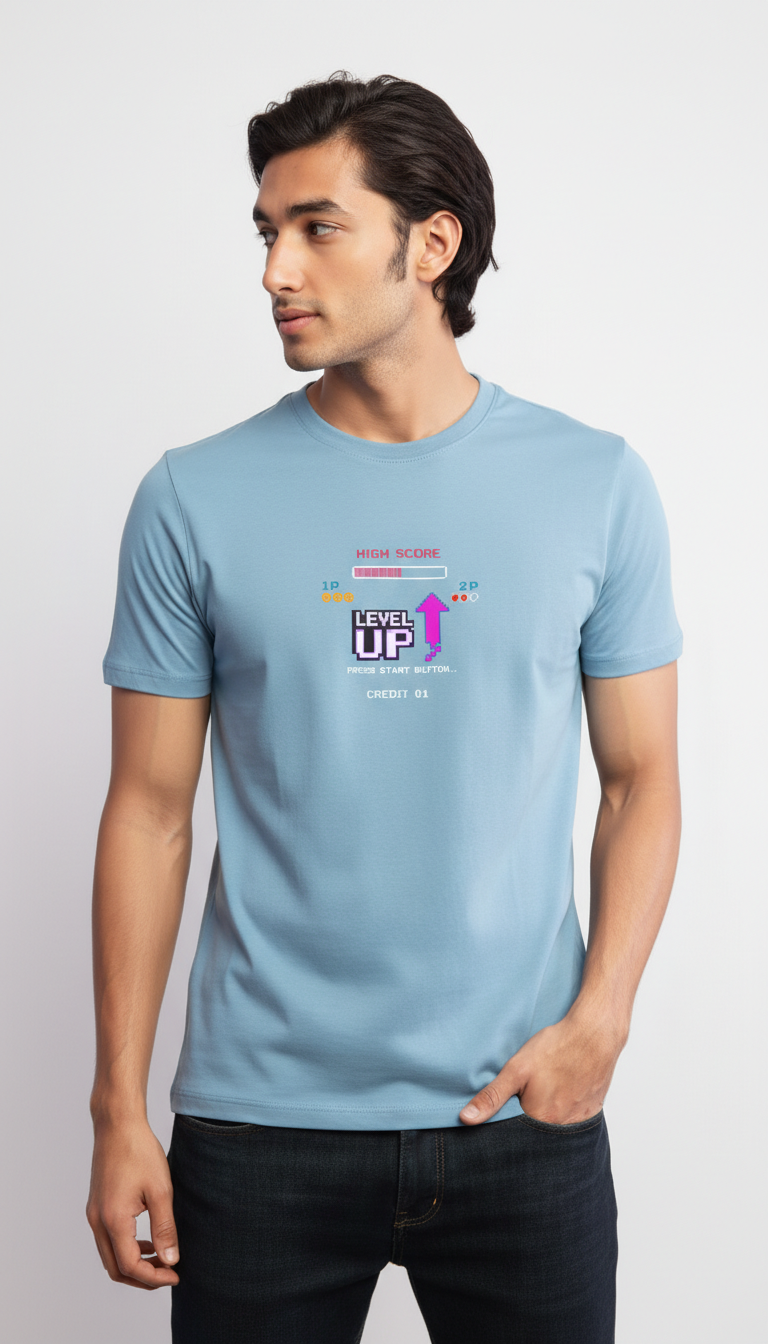 Men Regular Pure Cotton Printed T-Shirt