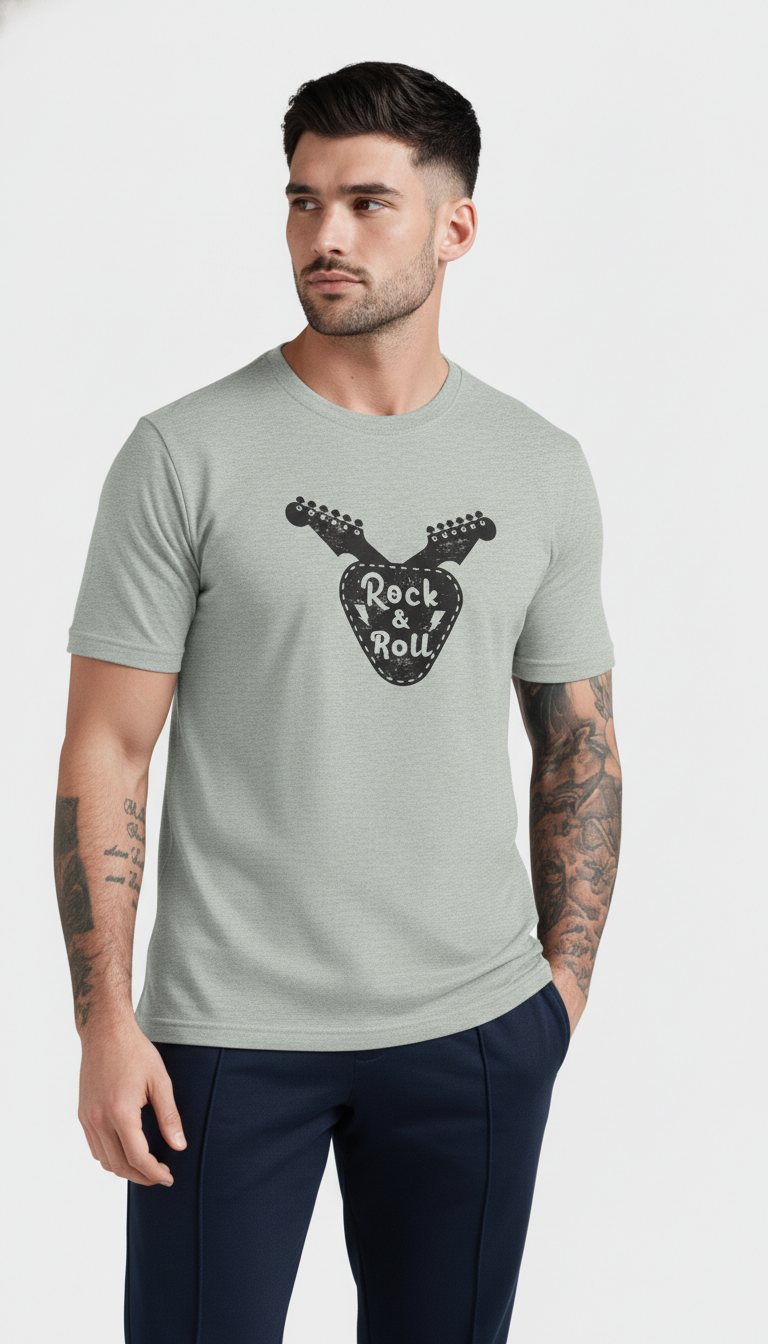 Men Regular Pure Cotton Printed T-Shirt
