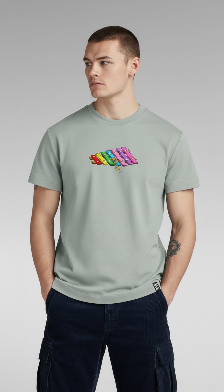 Men Regular Pure Cotton Printed T-Shirt