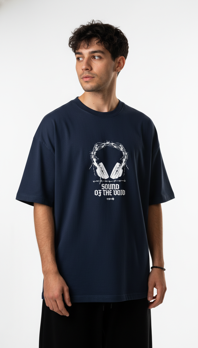 Men Oversized Cotton Printed T-Shirt