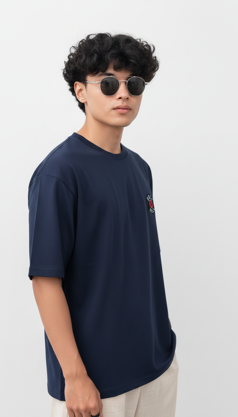 Men Oversized Cotton Printed T-Shirt