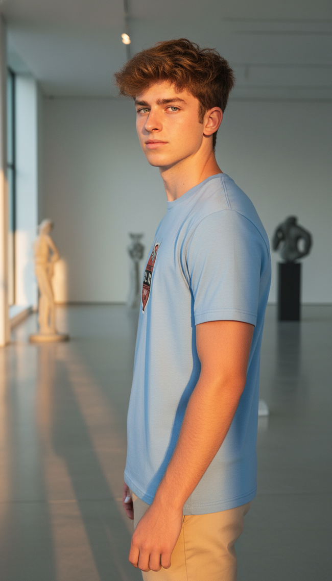 Men Regular Pure Cotton Printed T-Shirt