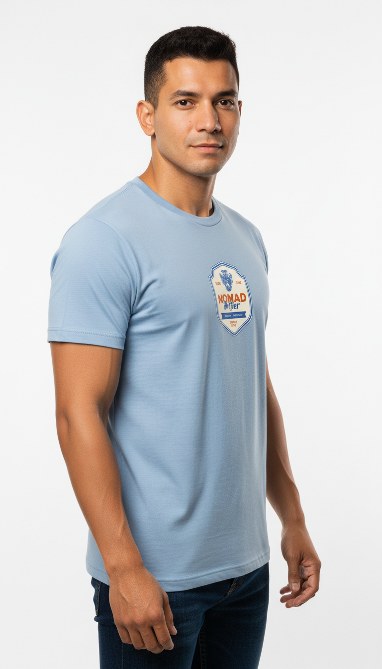 Men Regular Pure Cotton Printed T-Shirt