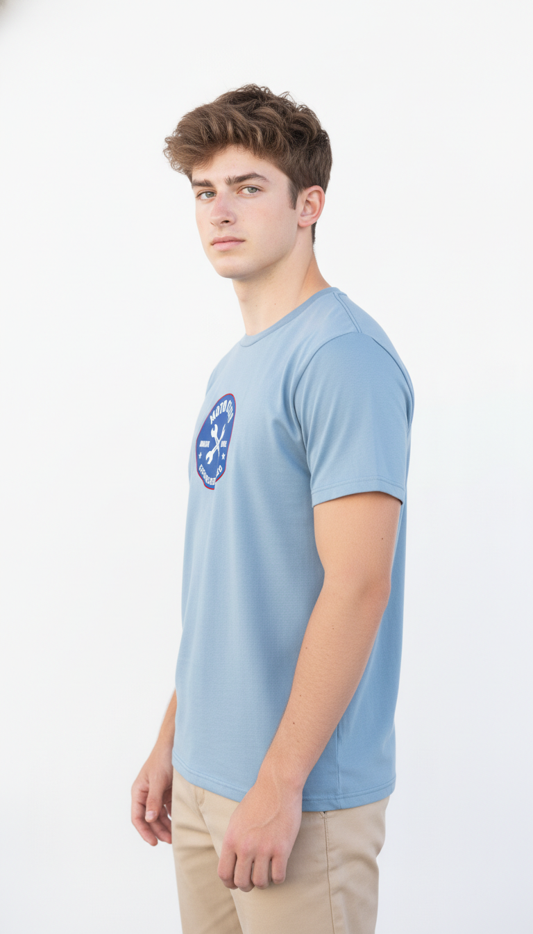 Men Regular Pure Cotton Printed T-Shirt