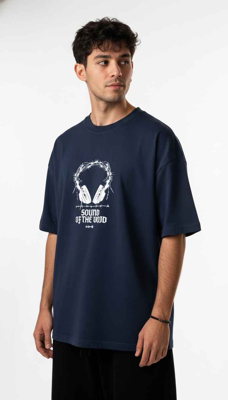 Men Oversized Cotton Printed T-Shirt