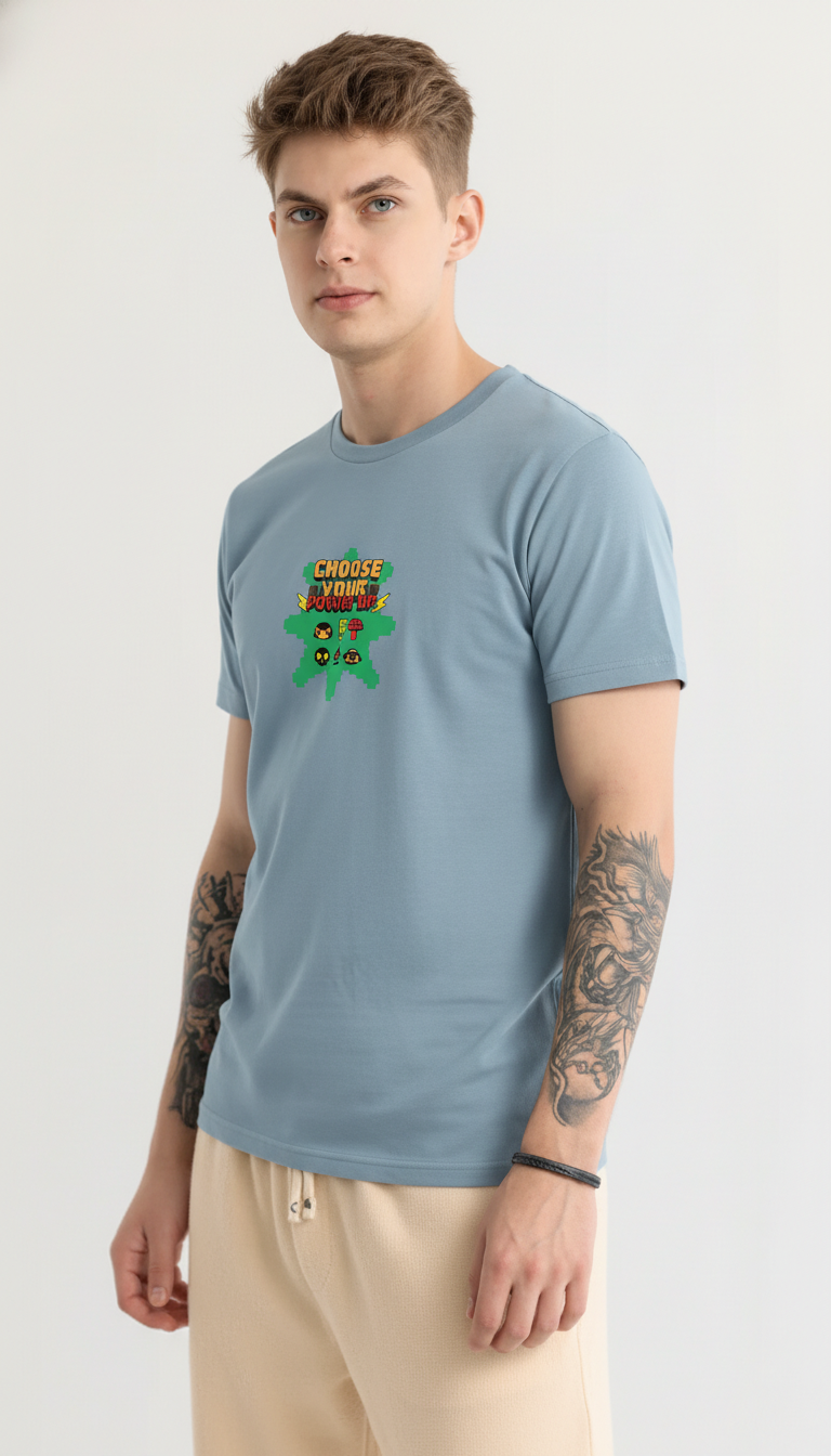 Men Regular Pure Cotton Printed T-Shirt