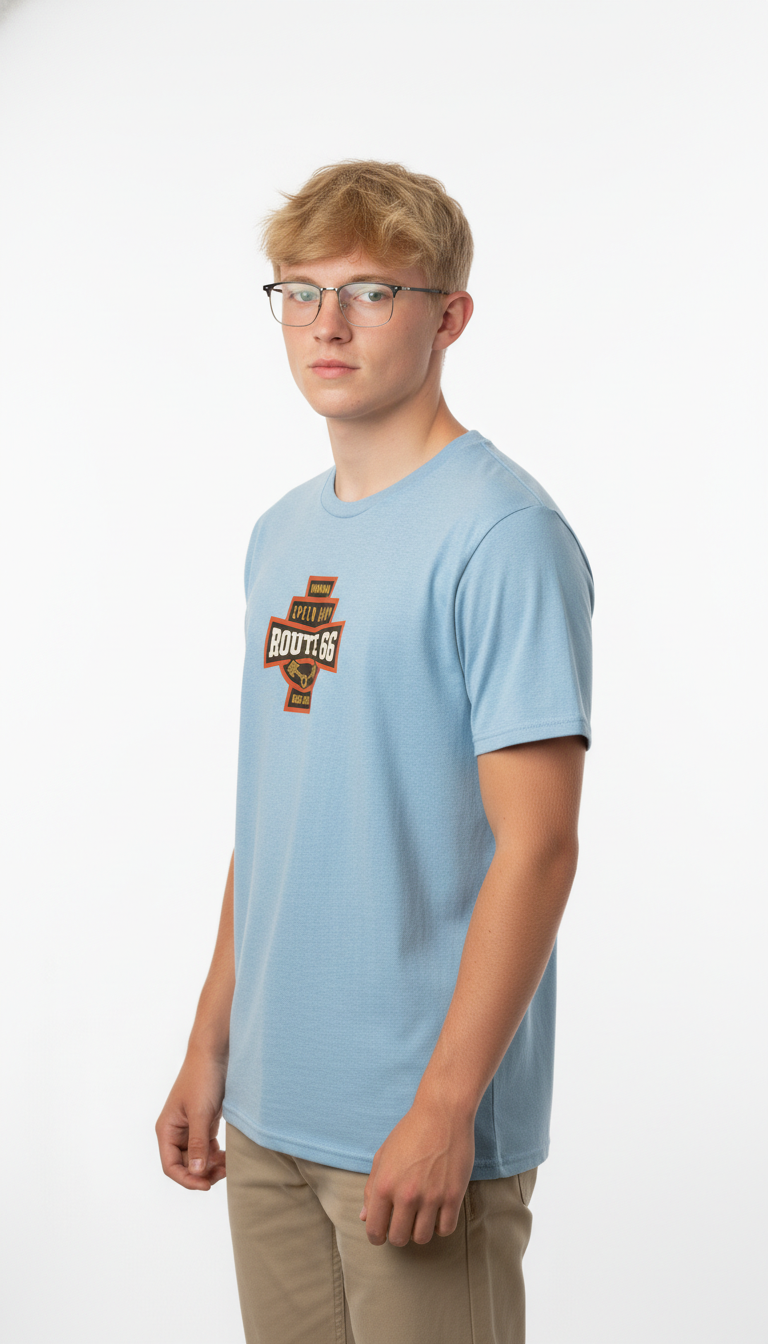 Men Regular Pure Cotton Printed T-Shirt
