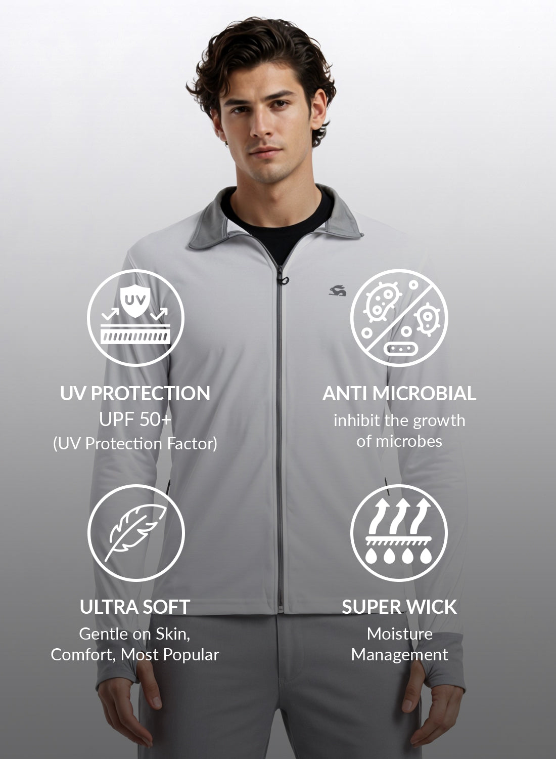 Men Sunscreen Jacket