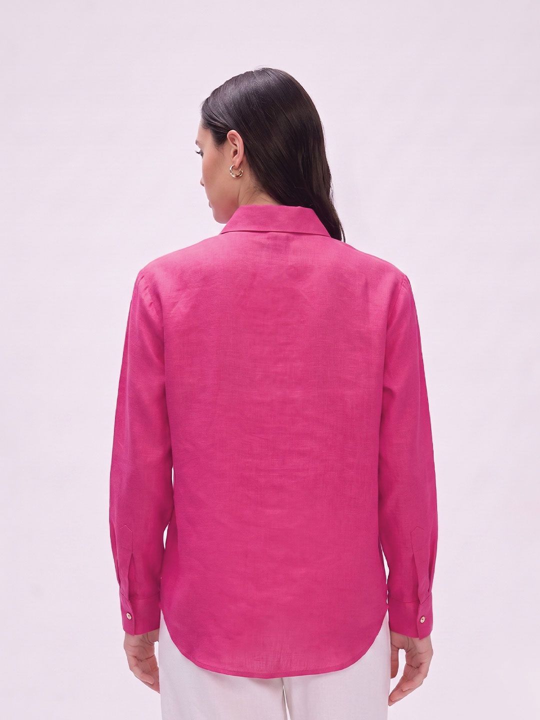 Women Pink Formal Shirt