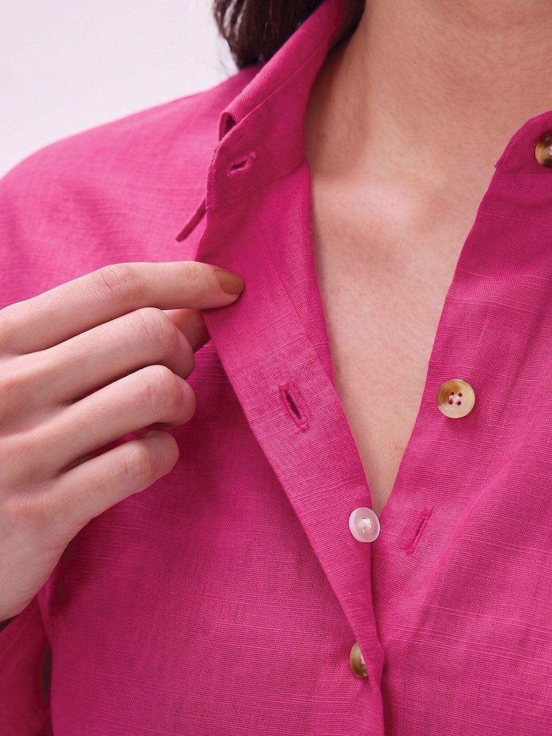 Women Pink Formal Shirt
