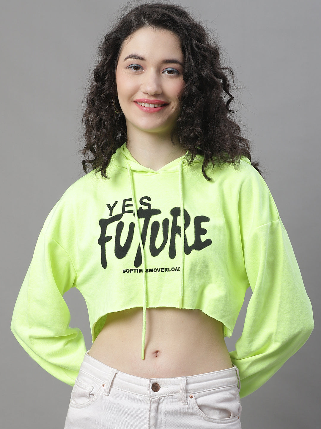 Women Cropped Hoodie