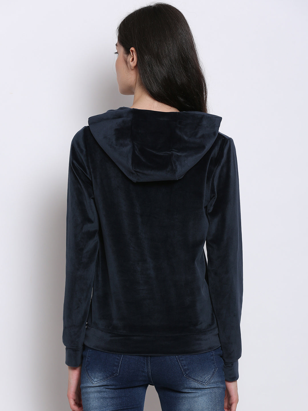 Women Navy Hoodie