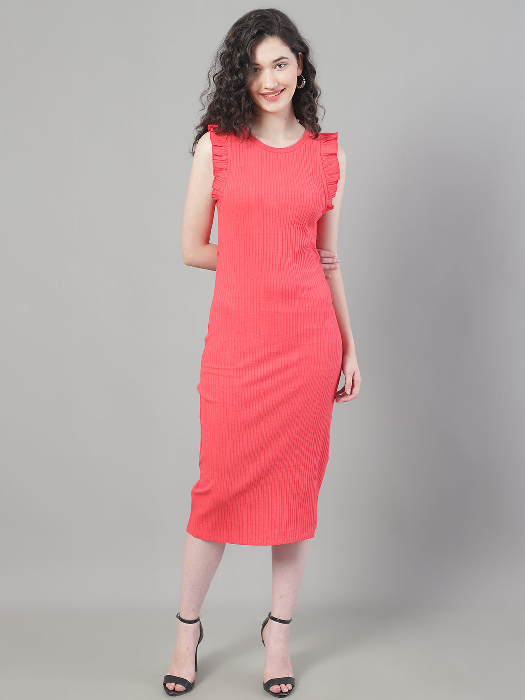 Women Red Bodycon Dress