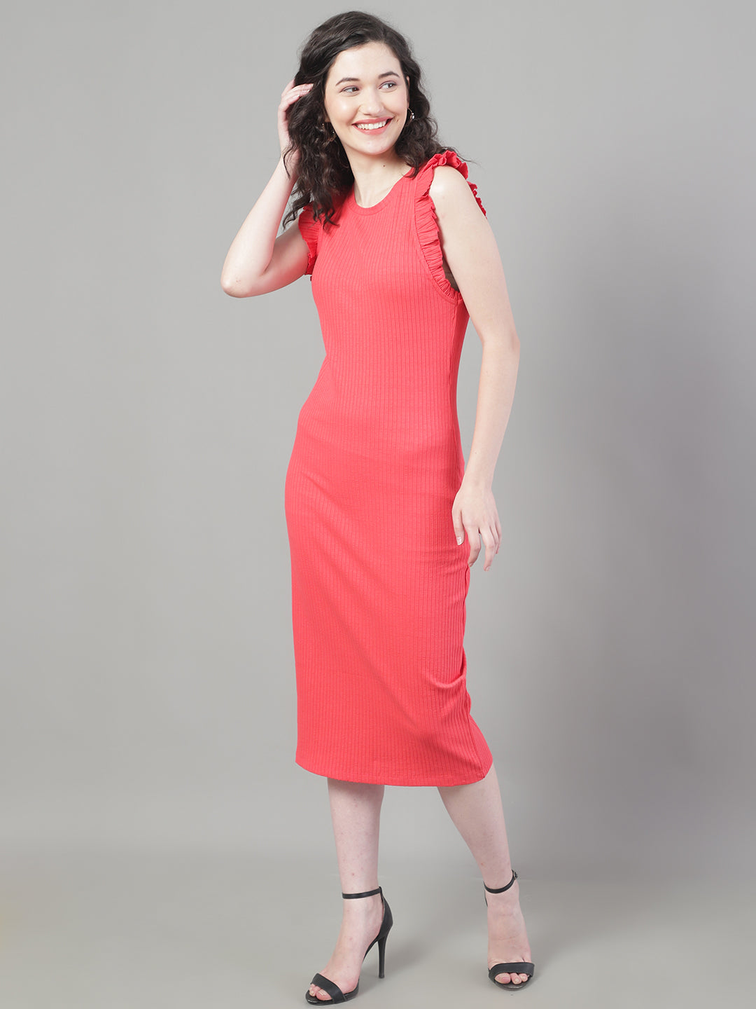 Women Red Bodycon Dress