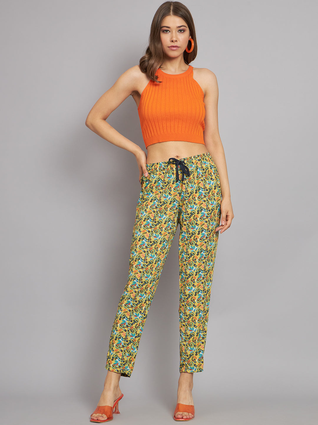 Women Multicolour Printed Pants