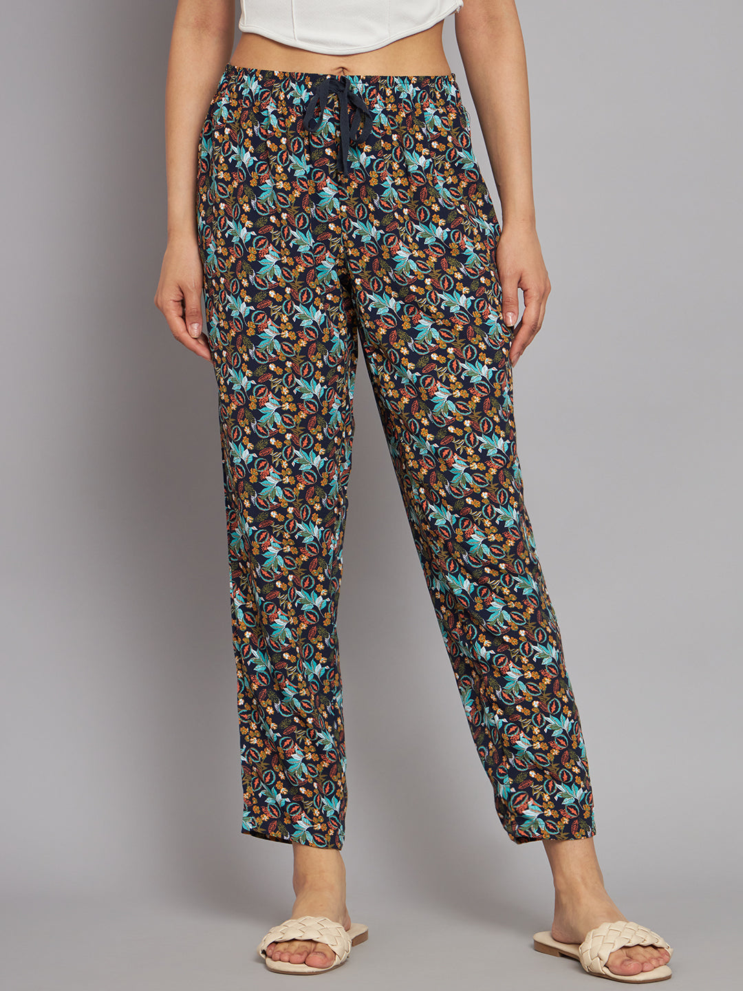 Women Multicolour Printed Pants