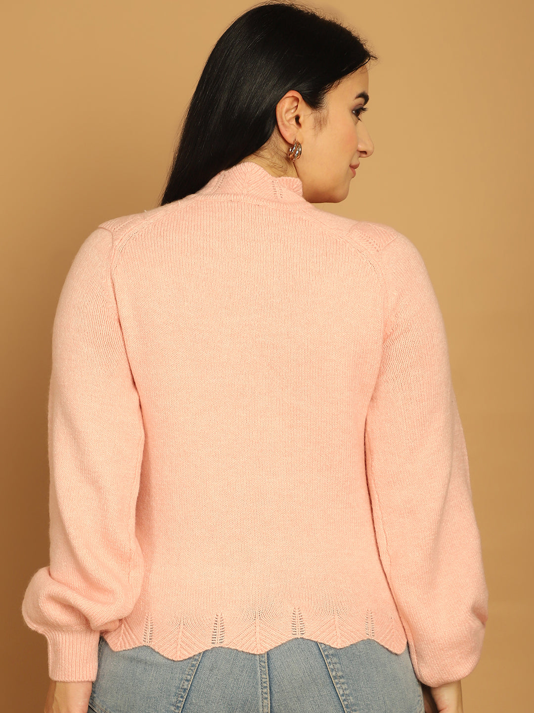 Women Pink Sweater