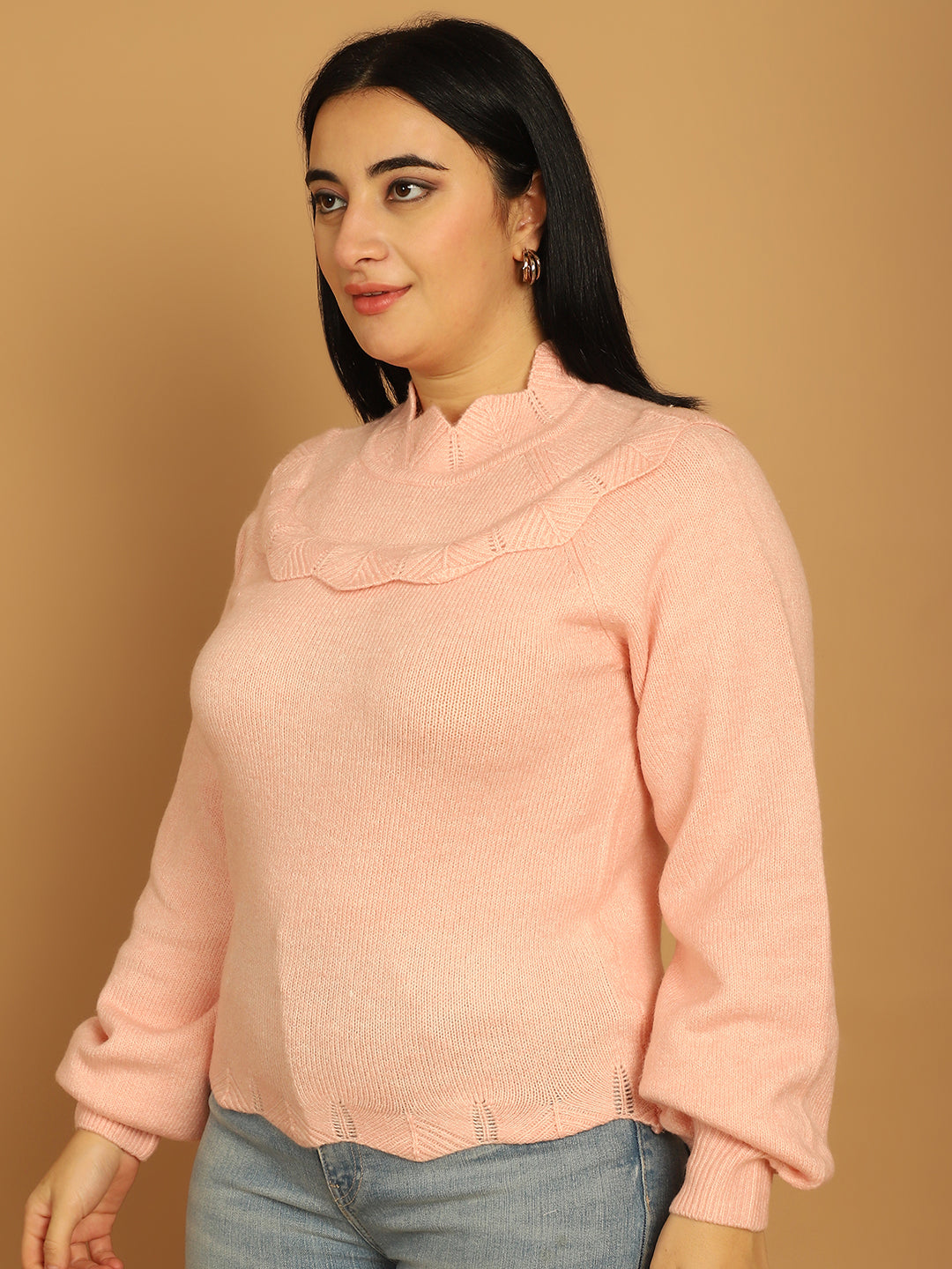 Women Pink Sweater